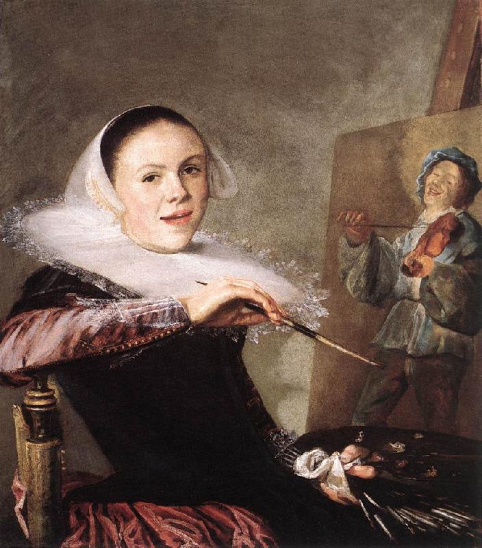 LEYSTER, Judith Self-Portrait gu68 oil painting image